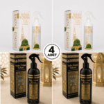 4 lü Set Oda Kokusu Sprey Kabe Örtüsü ve Medine Ravza Kokusu 400 ml ( 4 Adet ) - Görsel 2
